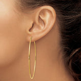 14k 1.20mm Endless Hoop Earring