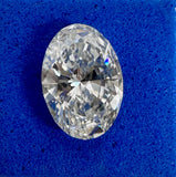 2.00ct oval lab created diamond
