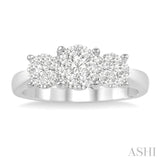 Past Present & Future Lovebright Essential Diamond Engagement Ring