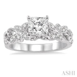 Semi-Mount Diamond Engagement Ring