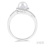 Pearl & Diamond Fashion Ring