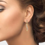 Infinity Diamond Fashion Long Earrings