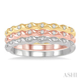 Stackable Diamond Band Set