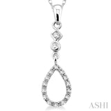 Pear Shape Diamond Pendant