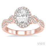 Oval Shape Diamond Engagement Ring