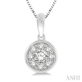 Bezel Set Diamond Pendant