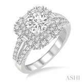 Semi-Mount Diamond Engagement Ring