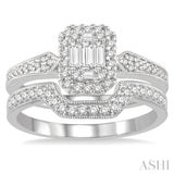 Fusion Diamond Wedding Set