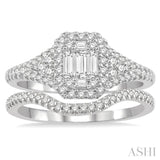 Fusion Diamond Wedding Set