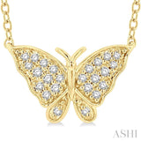 Butterfly Petite Diamond Fashion Pendant