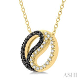 Yin Yang Petite Diamond Fashion Pendant