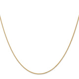 14K 18 inch 1.05mm Spiga with Lobster Clasp Chain
