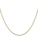 14K 24 inch 1.2mm Cable with Lobster Clasp Chain
