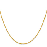 14k 20 inch 1.5mm Parisian Wheat with Lobster Clasp Chain