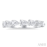 Pear Shape East-West Diamond Fashion Band