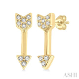 Arrow Petite Diamond Fashion Earrings