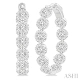 Inside-Out Lovebright Diamond Hoop Earrings