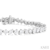 Mixed Shape Diamond Fashion Bracelet