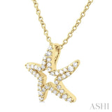 Starfish Petite Diamond Fashion Pendant