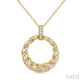 Circle Diamond Fashion Pendant