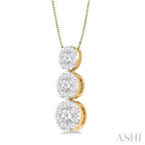 Past Present & Future Lovebright Essential Diamond Pendant