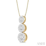 Past Present & Future Lovebright Essential Diamond Pendant